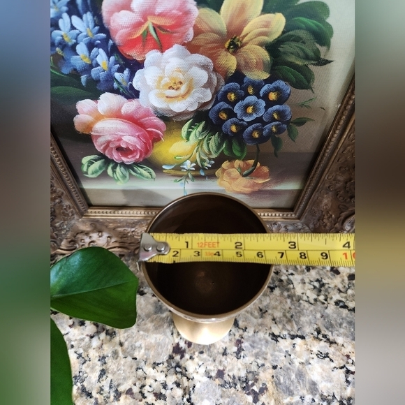 Vintage Brass Wine Goblet / Chalice - Picture 3 of 6